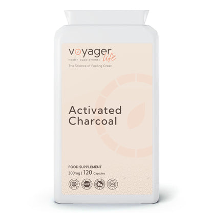 Voyager Activated Charcoal 300mg 120 Capsules