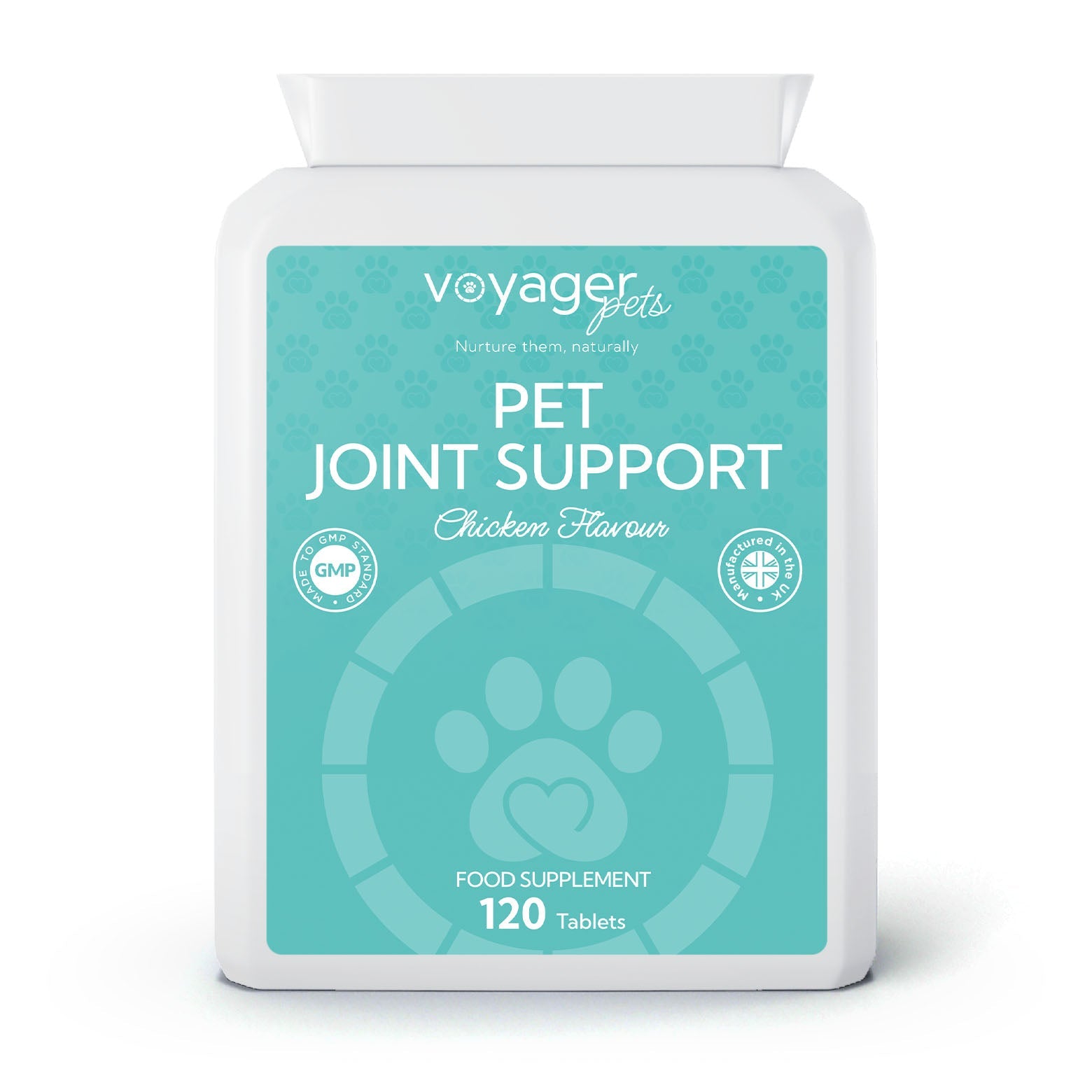 Voyager Pet Joint Tablets 120 Pack packaging