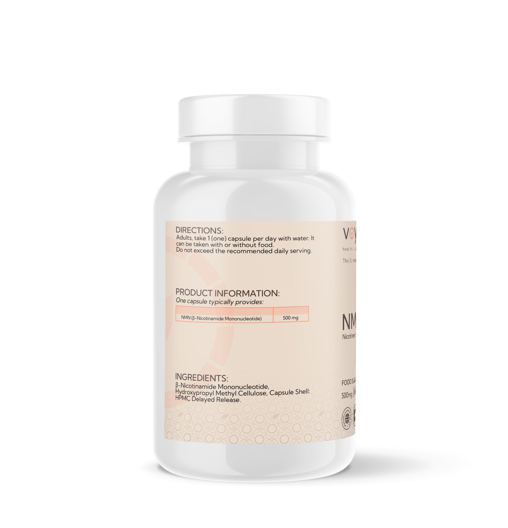 Voyager NMN 500mg Delayed Release 60 Capsules product image 6