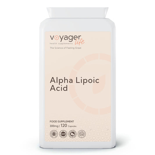 Voyager Alpha Lipoic Acid 300mg 120 Capsules - front view