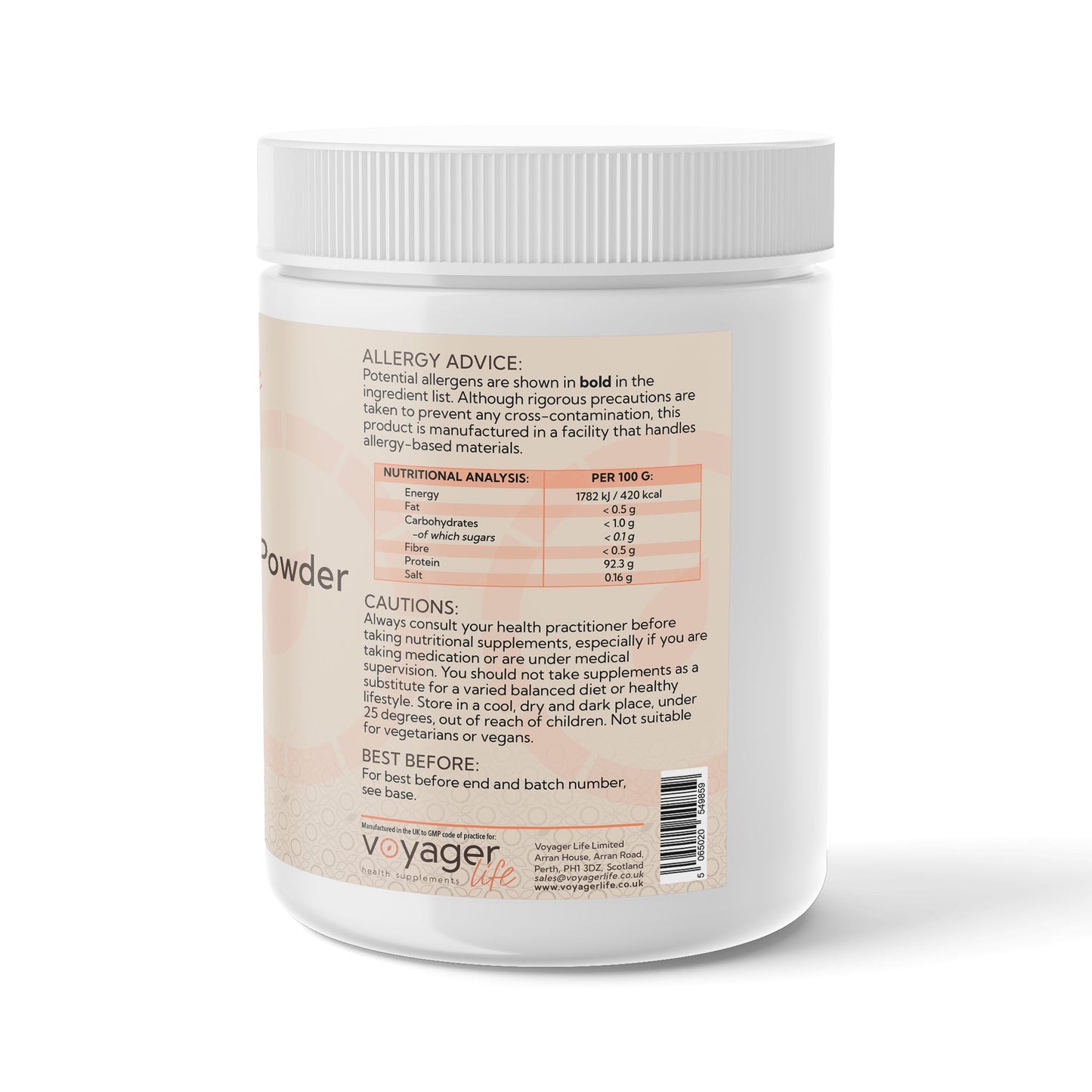 Voyager Collagen (Marine) Powder 300g Plus Essential Vitamins - Unflavoured