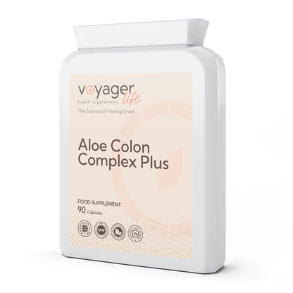 Voyager Aloe Colon Complex Plus 90 Capsules - front view