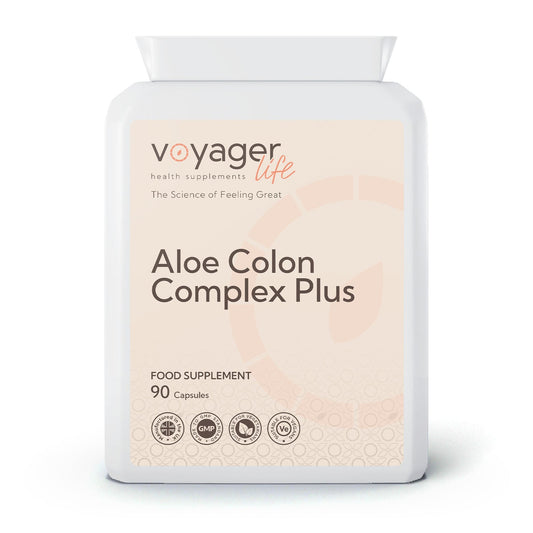 Voyager Aloe Colon Complex Plus 90 Capsules - front view
