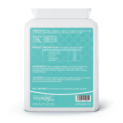 Voyager Pet Urinary Support - back view