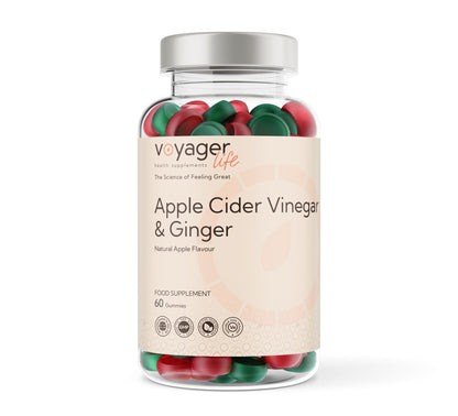 Voyager Apple Cider Vinegar & Ginger Apple Gummies 60 Pack from Voyager at The CBD Hut