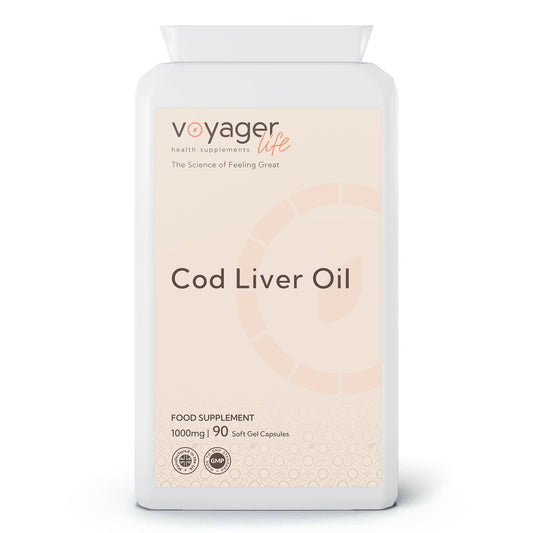 Voyager Cod Liver Oil 1,000mg 90 Softgels