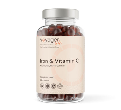 Voyager Iron & Vitamin C Cherry Gummies 150 Pack