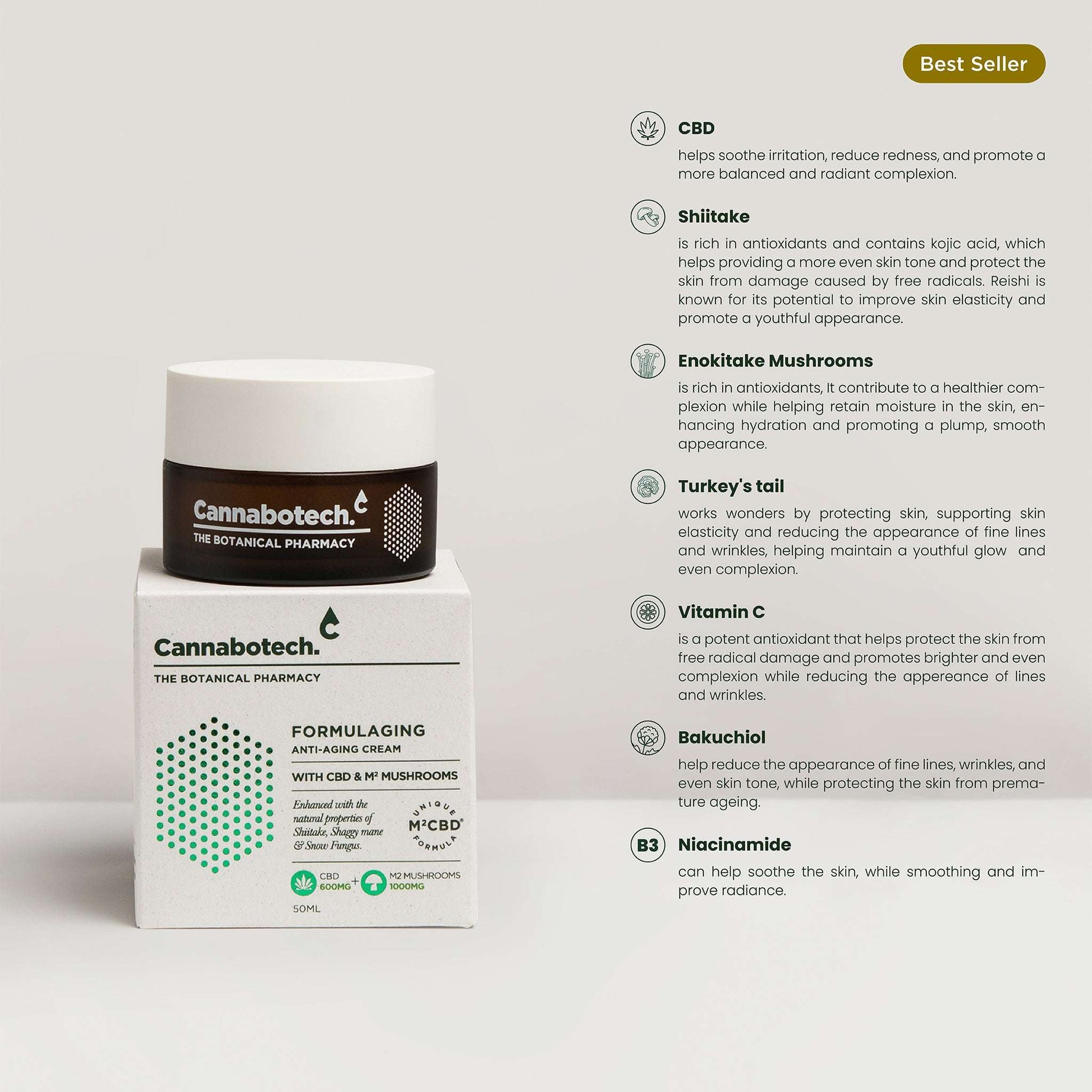 Voyager CBD Anti-Ageing Face Cream 50ml