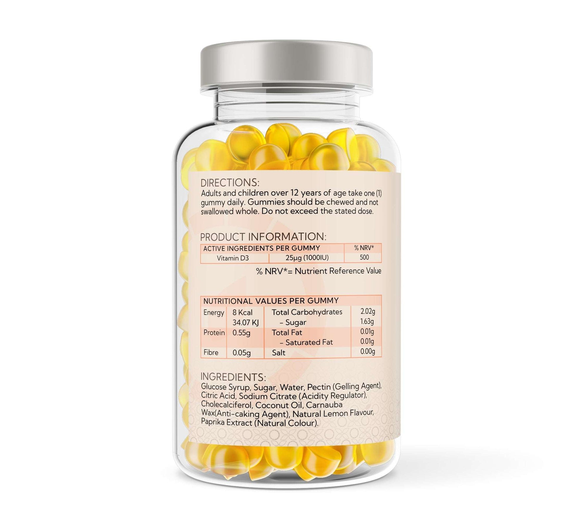 Voyager Vitamin D3 1,000 IU Lemon Gummies 60 Pack at The CBD Hut