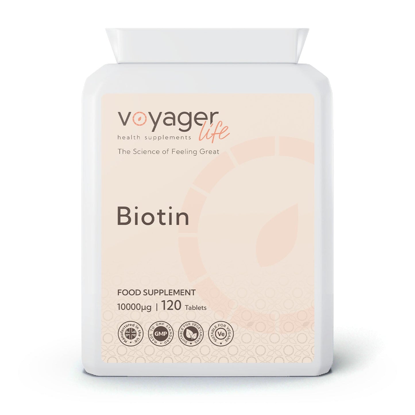 Voyager Biotin 10,000µg 120 Tablets from Voyager at The CBD Hut