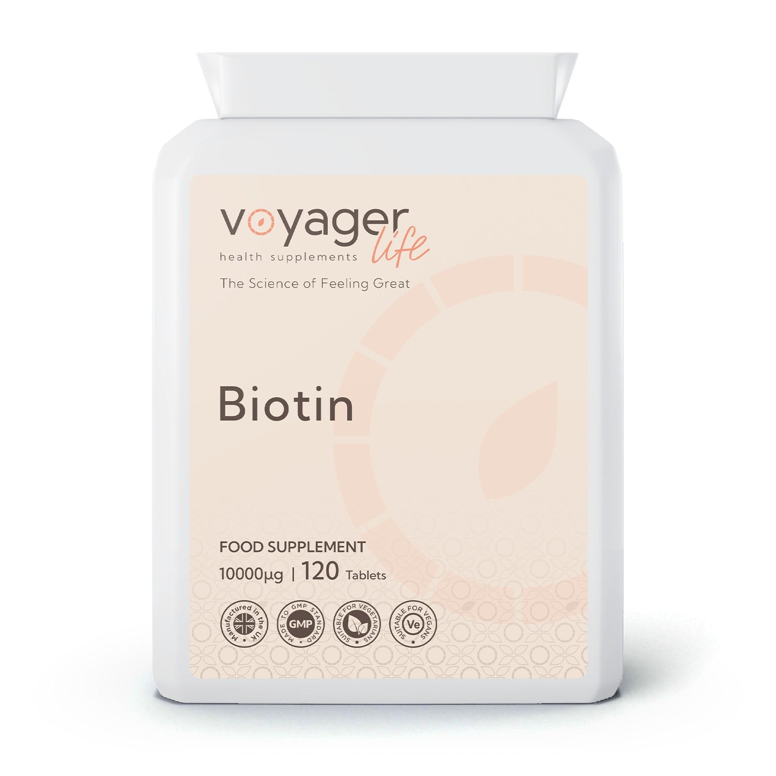 Voyager Biotin 10,000µg 120 Tablets from Voyager at The CBD Hut