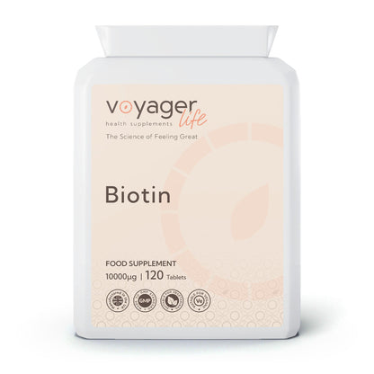 Voyager Biotin 10,000µg 120 Tablets from Voyager at The CBD Hut