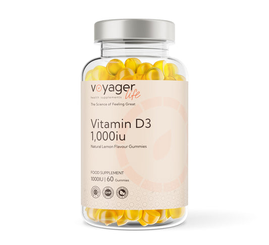Voyager Vitamin D3 1,000 IU Lemon Gummies 60 Pack at The CBD Hut