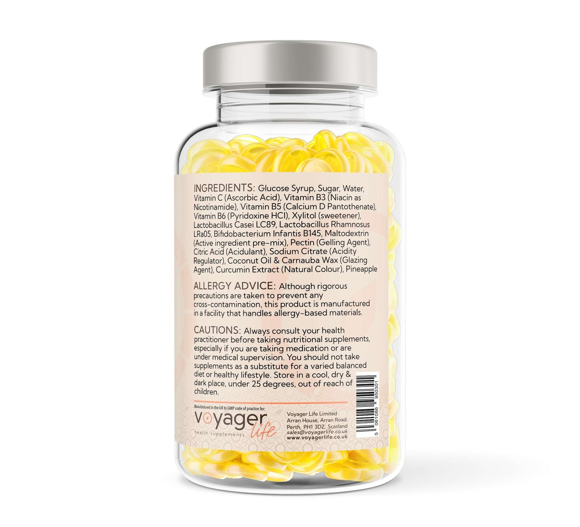 Voyager Children’s Probiotic Gummies Pineapple 150 Pack