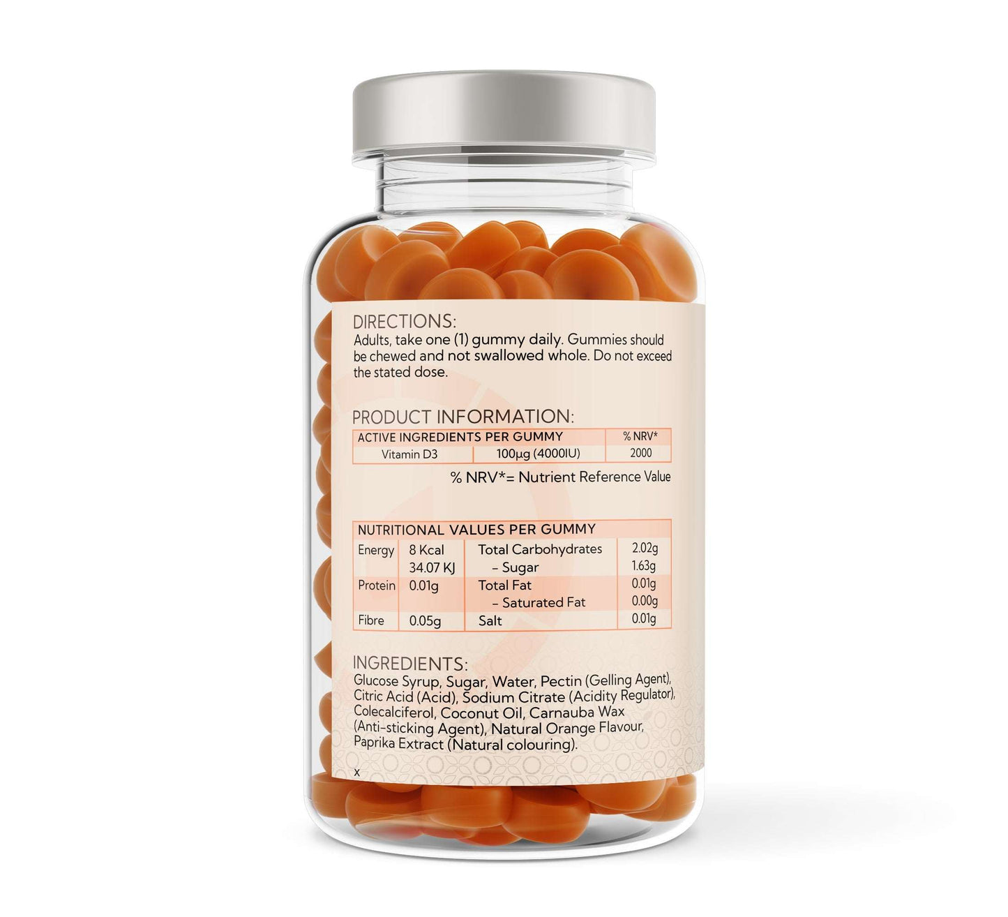 Voyager Vitamin D3 4,000 IU Orange Gummies 60 Pack at The CBD Hut