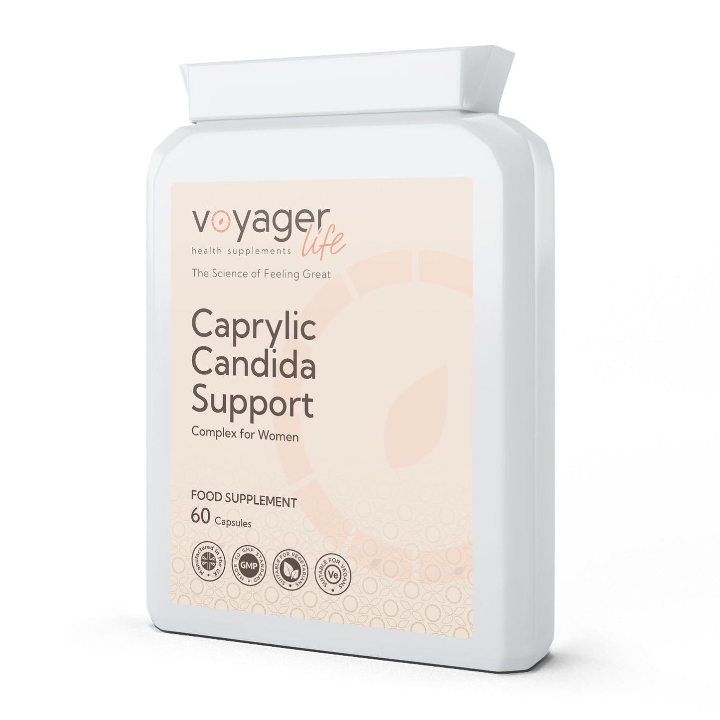 Voyager Caprylic Complex 60 Capsules front view at The CBD Hut
