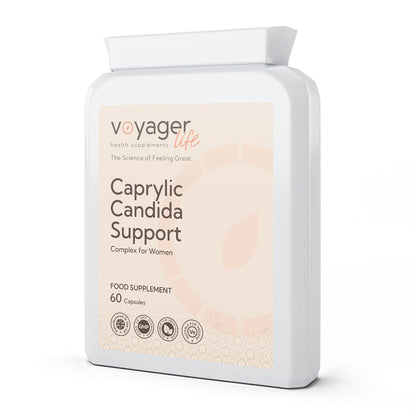 Voyager Caprylic Complex 60 Capsules front view at The CBD Hut