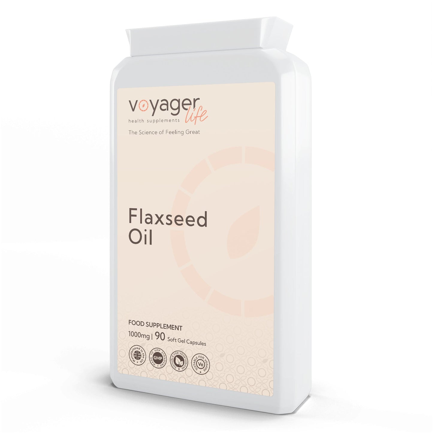 Voyager Flaxseed Oil 1000mg 90 Softgels