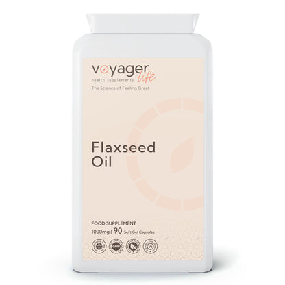Voyager Flaxseed Oil 1000mg 90 Softgels