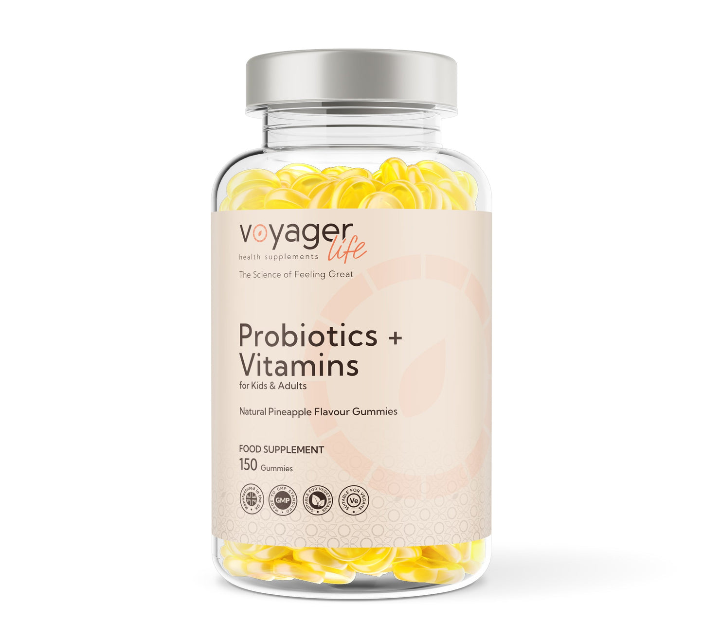 Voyager Children’s Probiotic Gummies Pineapple 150 Pack