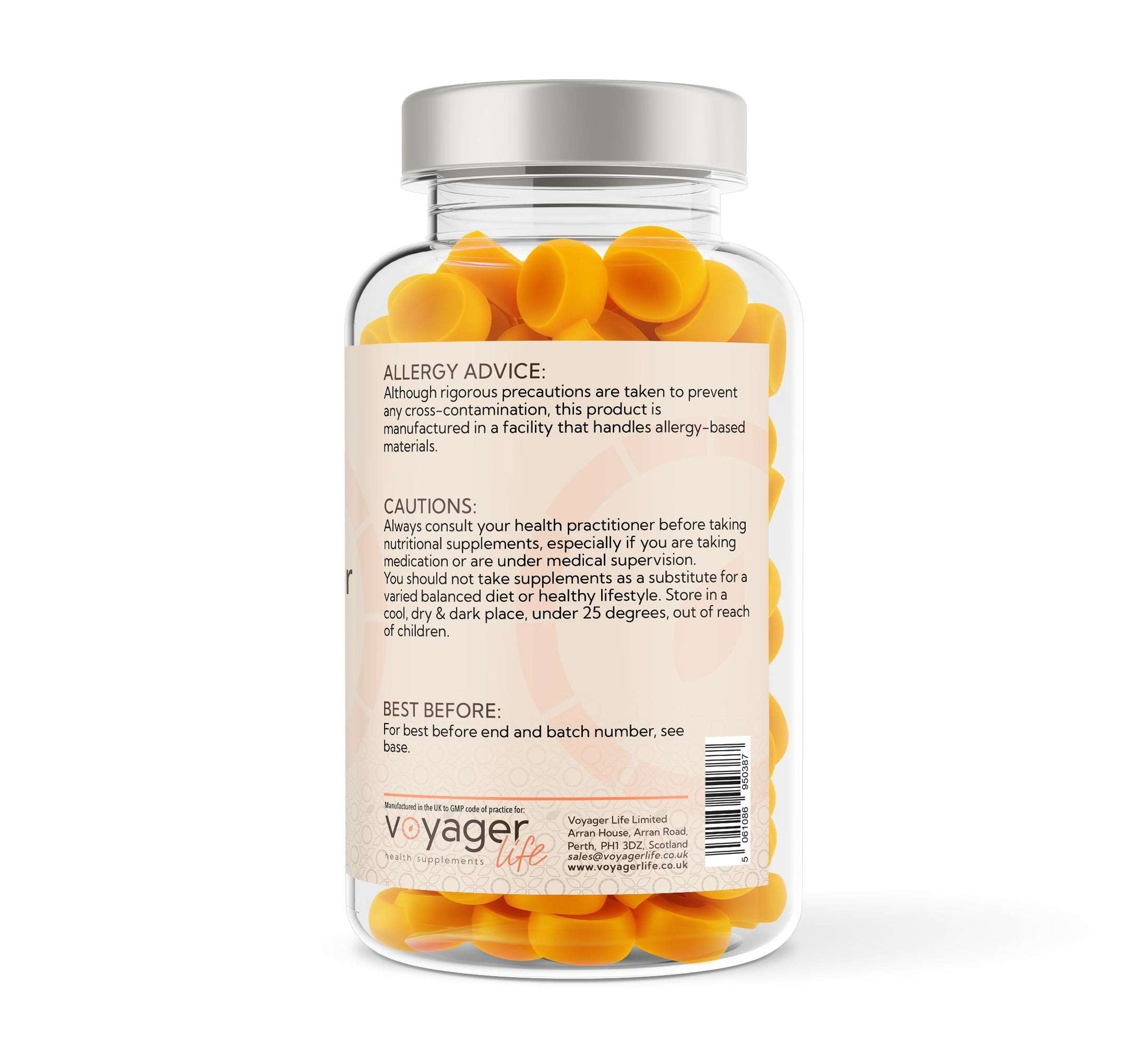 Voyager Turmeric & Ginger - 120 Orange Flavour Gummies