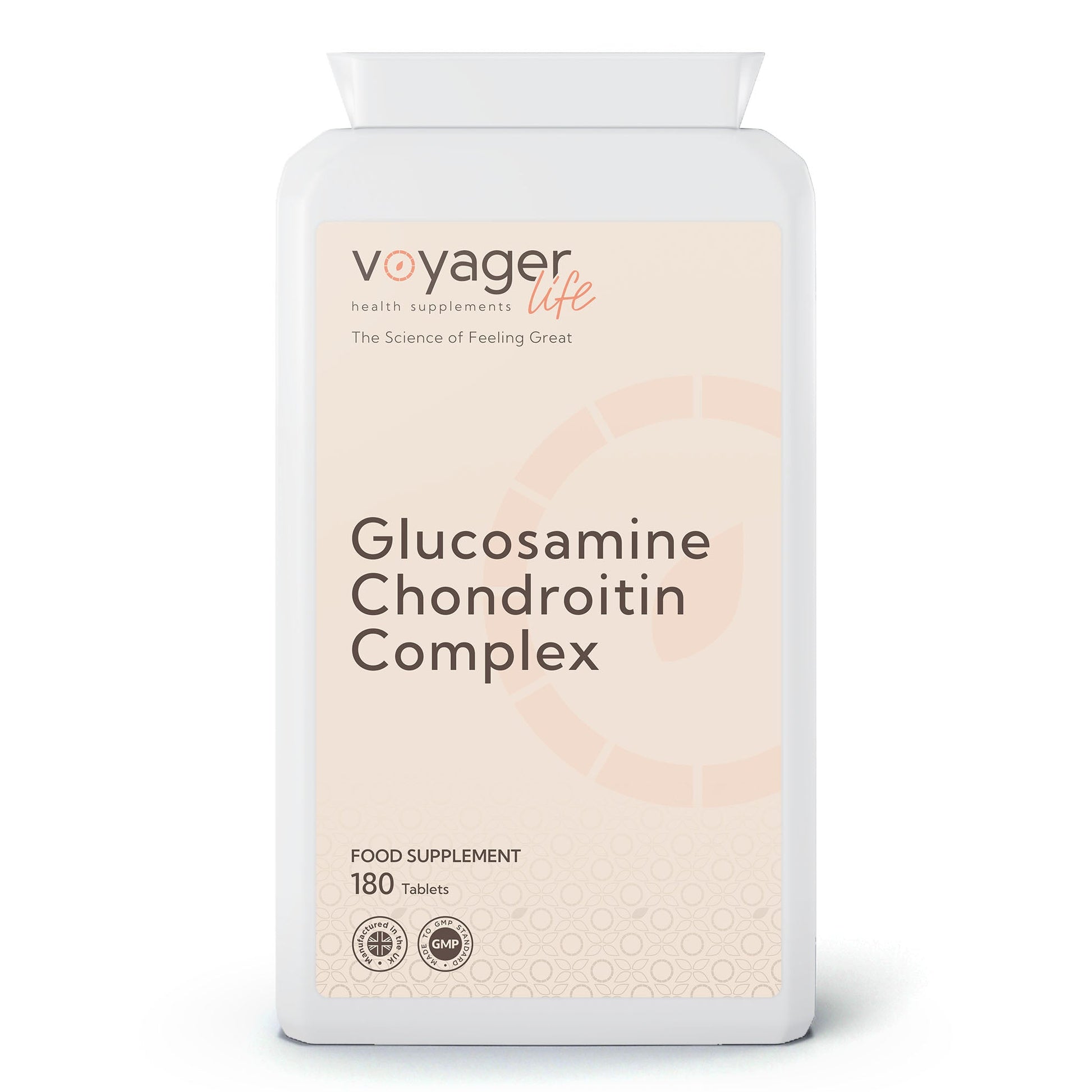 Voyager Glucosamine and Chondroitin Complex 180 Tablets bottle