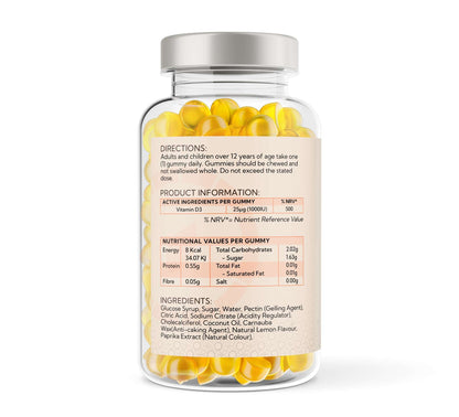 Voyager Vitamin D3 1,000 IU Lemon Gummies 150 Pack at The CBD Hut