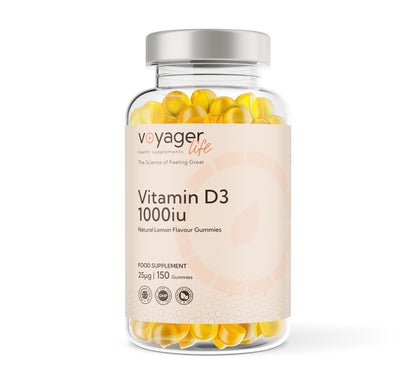 Voyager Vitamin D3 1,000 IU Lemon Gummies 150 Pack at The CBD Hut