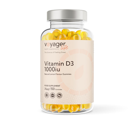 Voyager Vitamin D3 1,000 IU Lemon Gummies 150 Pack at The CBD Hut