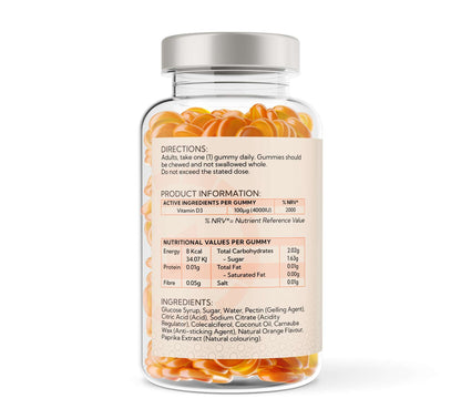Voyager Vitamin D3 Orange Gummies 150 Pack at The CBD Hut