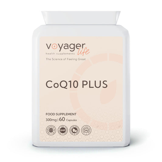 Voyager CoQ10 Plus 300mg 60 Capsules - front view