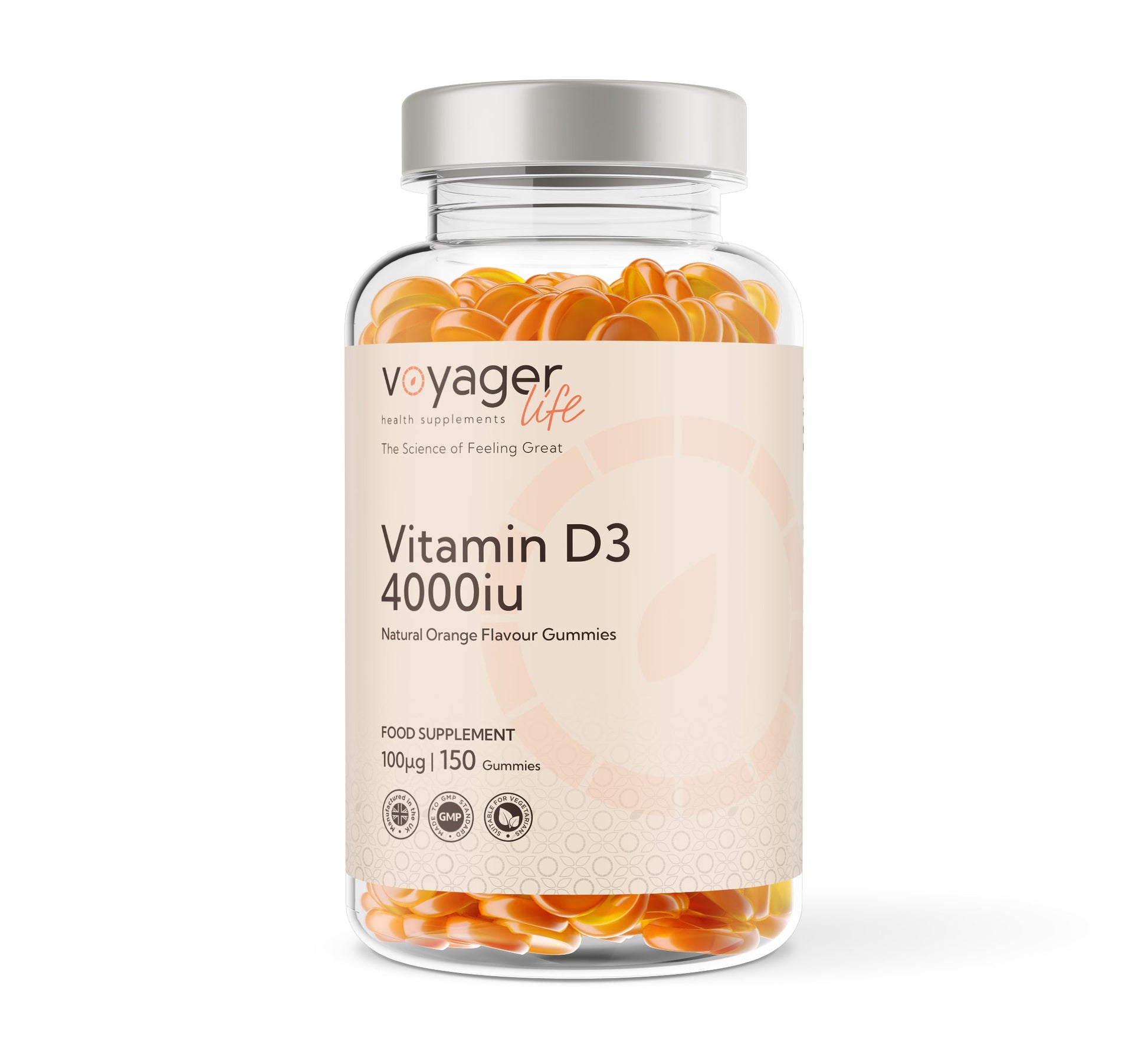 Voyager Vitamin D3 Orange Gummies 150 Pack at The CBD Hut