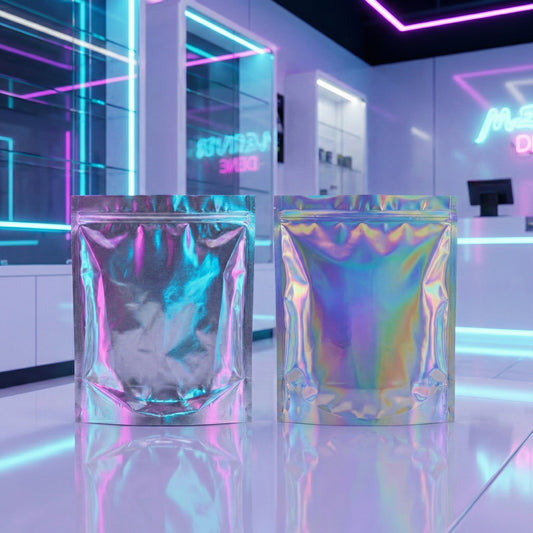 SLAPSTA 1lb mylar bags with clear front