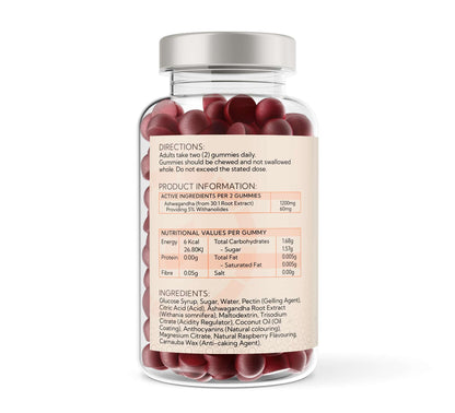 Voyager Ashwagandha 600mg Raspberry Gummies 150 Pack at The CBD Hut