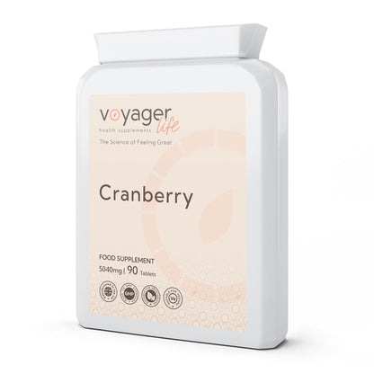Voyager Cranberry 5040mg 90 Tablets - front view