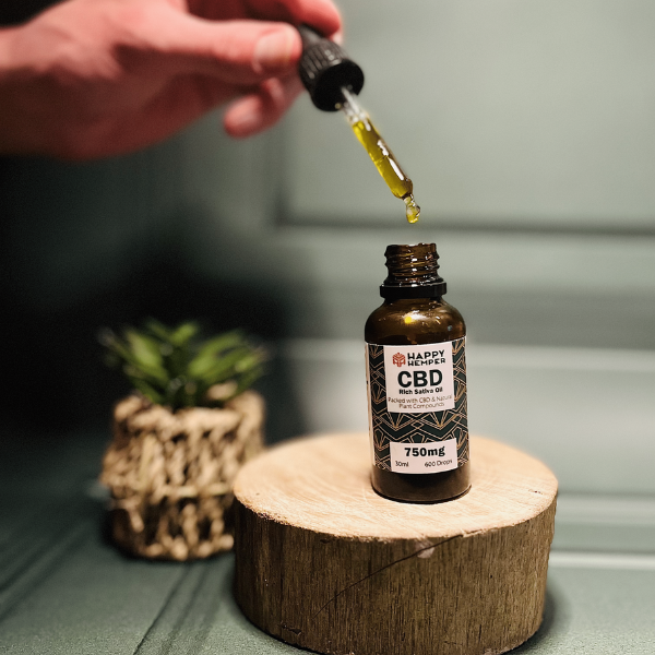 Happy Hemper 750mg Cold-Pressed CBD Oil - 30ml | The CBD Hut