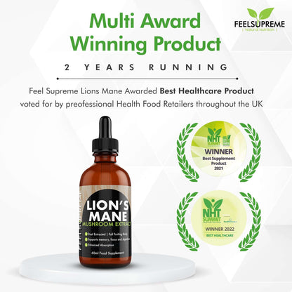 Feel Supreme Lion's Mane Mushroom Extract 60ml