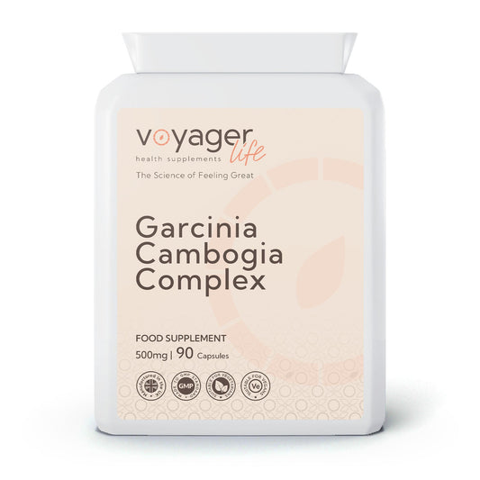 Voyager Garcinia Cambogia Complex 500mg 90 Capsules - front view