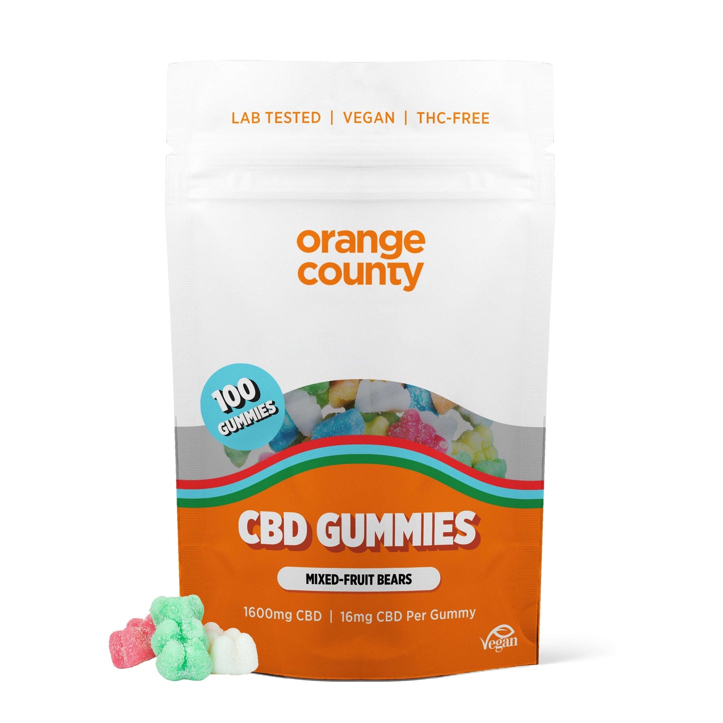 Orange County CBD Gummy Bears Large Bag product image