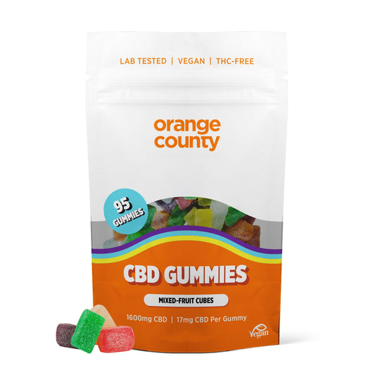 Orange County CBD Gummy Cubes Large Bag product image