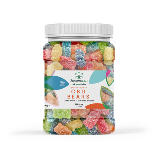 Supreme CBD Large Gummy Bears 1600mg