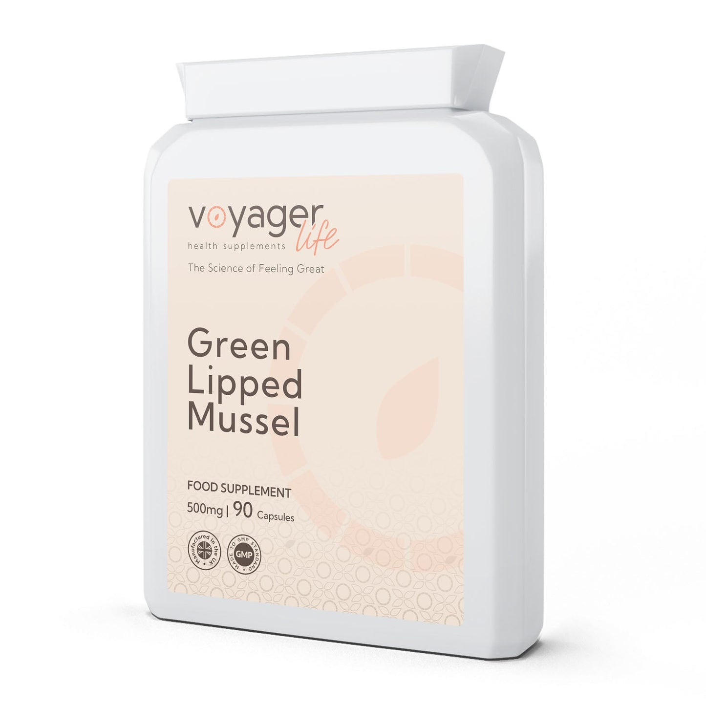 Voyager Green Lipped Mussel 500mg 90 Capsules product image