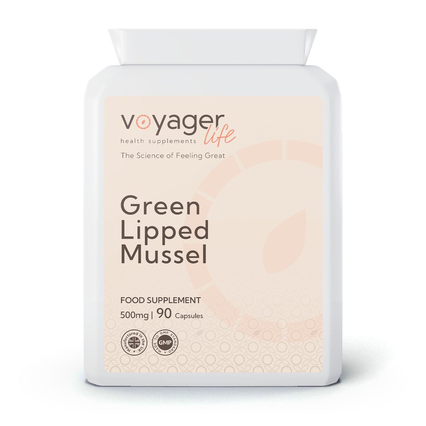 Voyager Green Lipped Mussel 500mg 90 Capsules product image