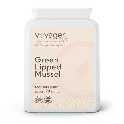 Voyager Green Lipped Mussel 500mg 90 Capsules product image