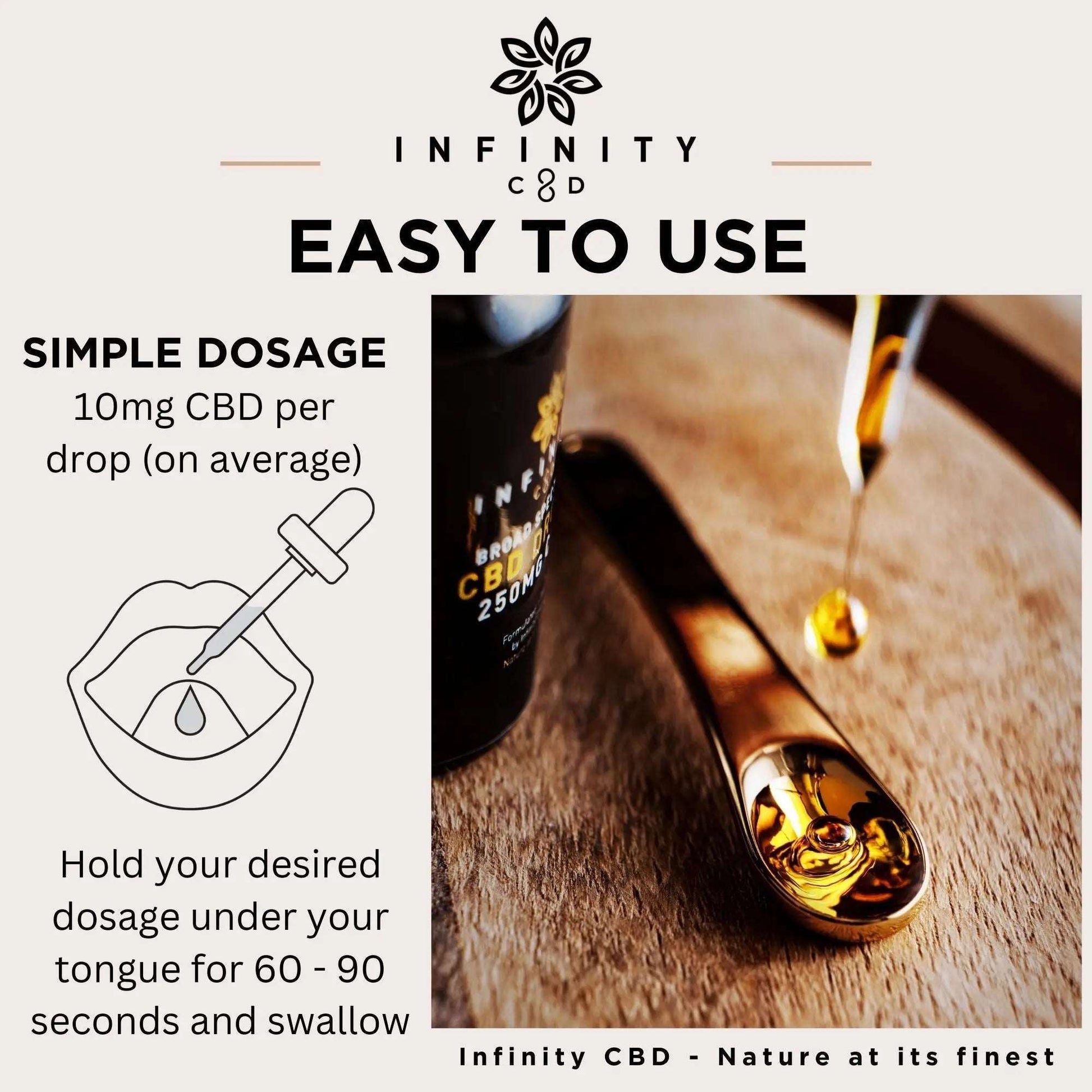 Infinity CBD 2000mg CBD Oil Drops 10ml bottle