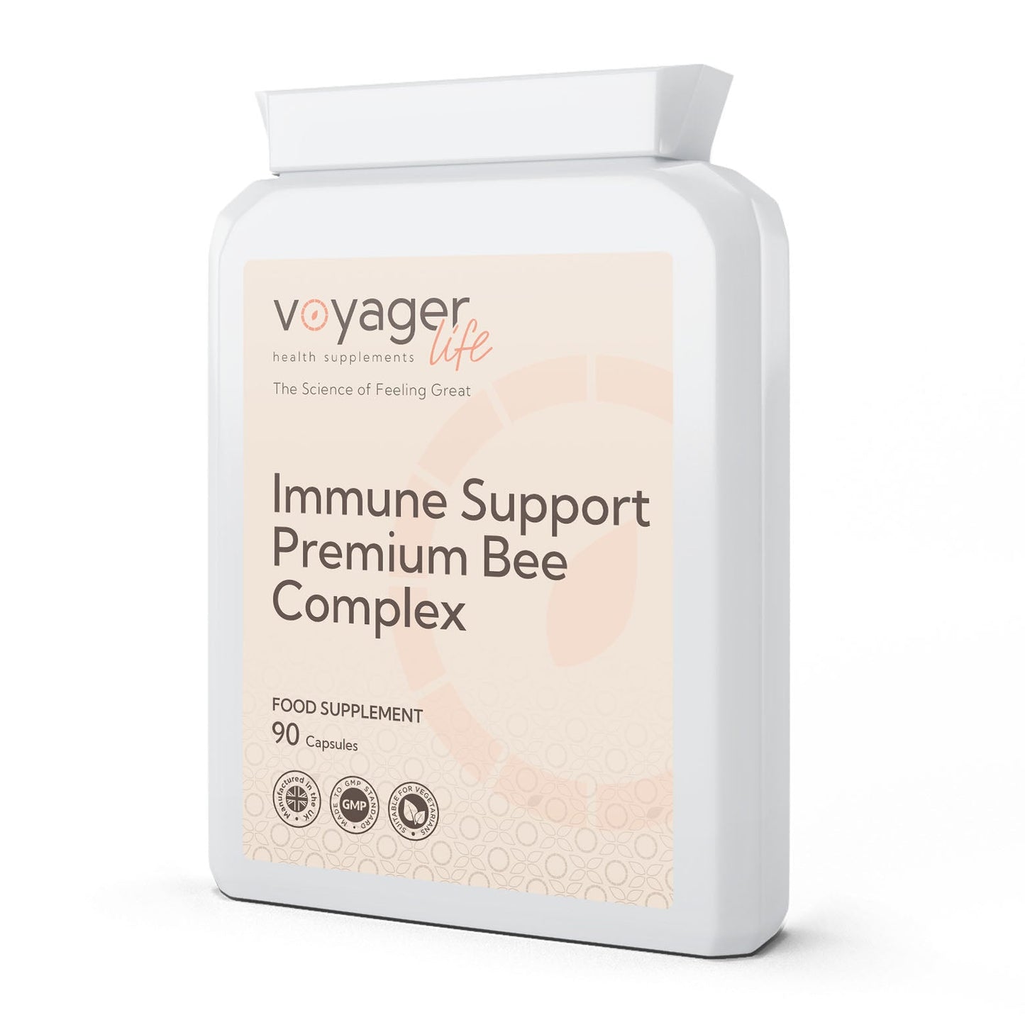 Voyager Immune Support Bee Complex 60 Capsules - front view