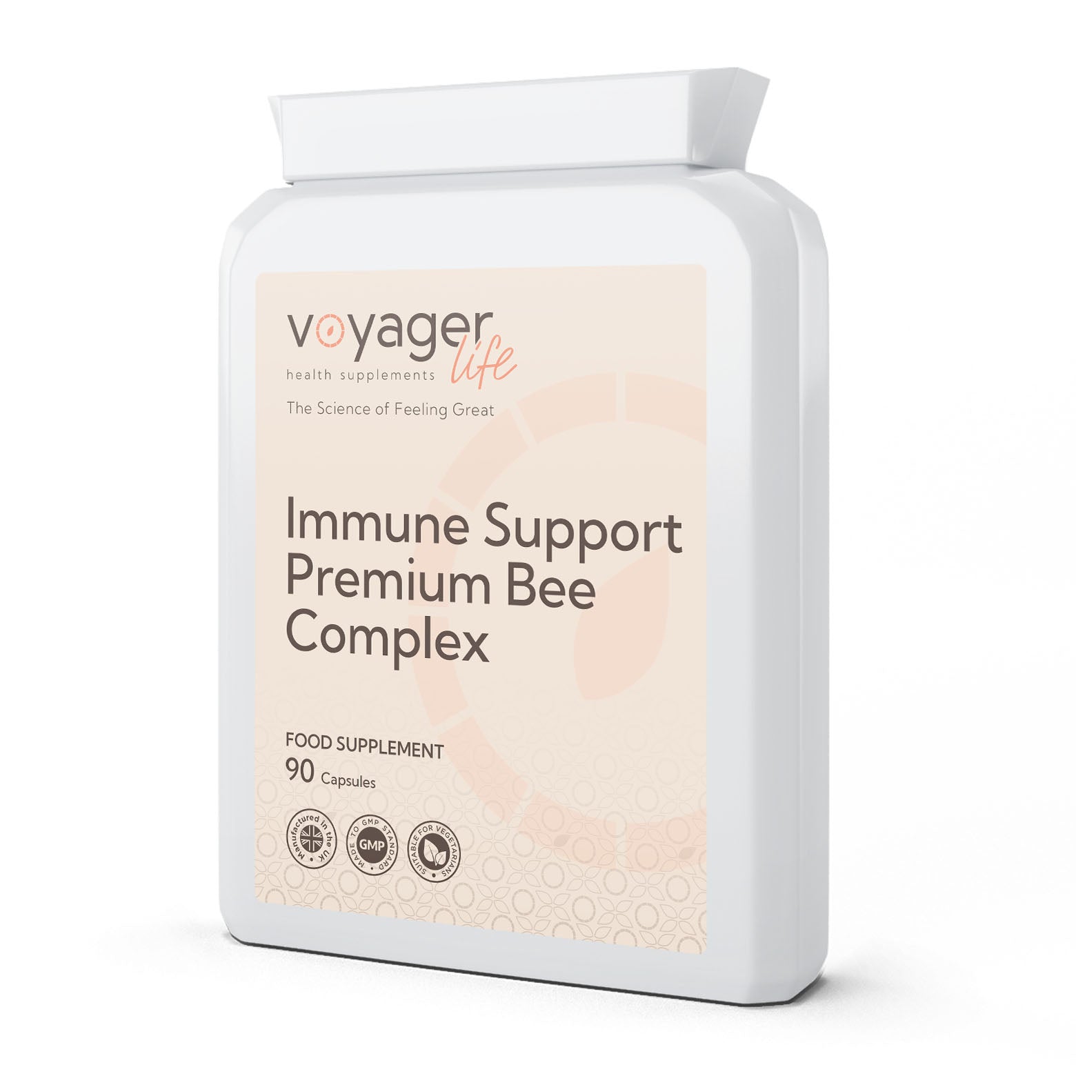 Voyager Immune Support Bee Complex 60 Capsules - front view