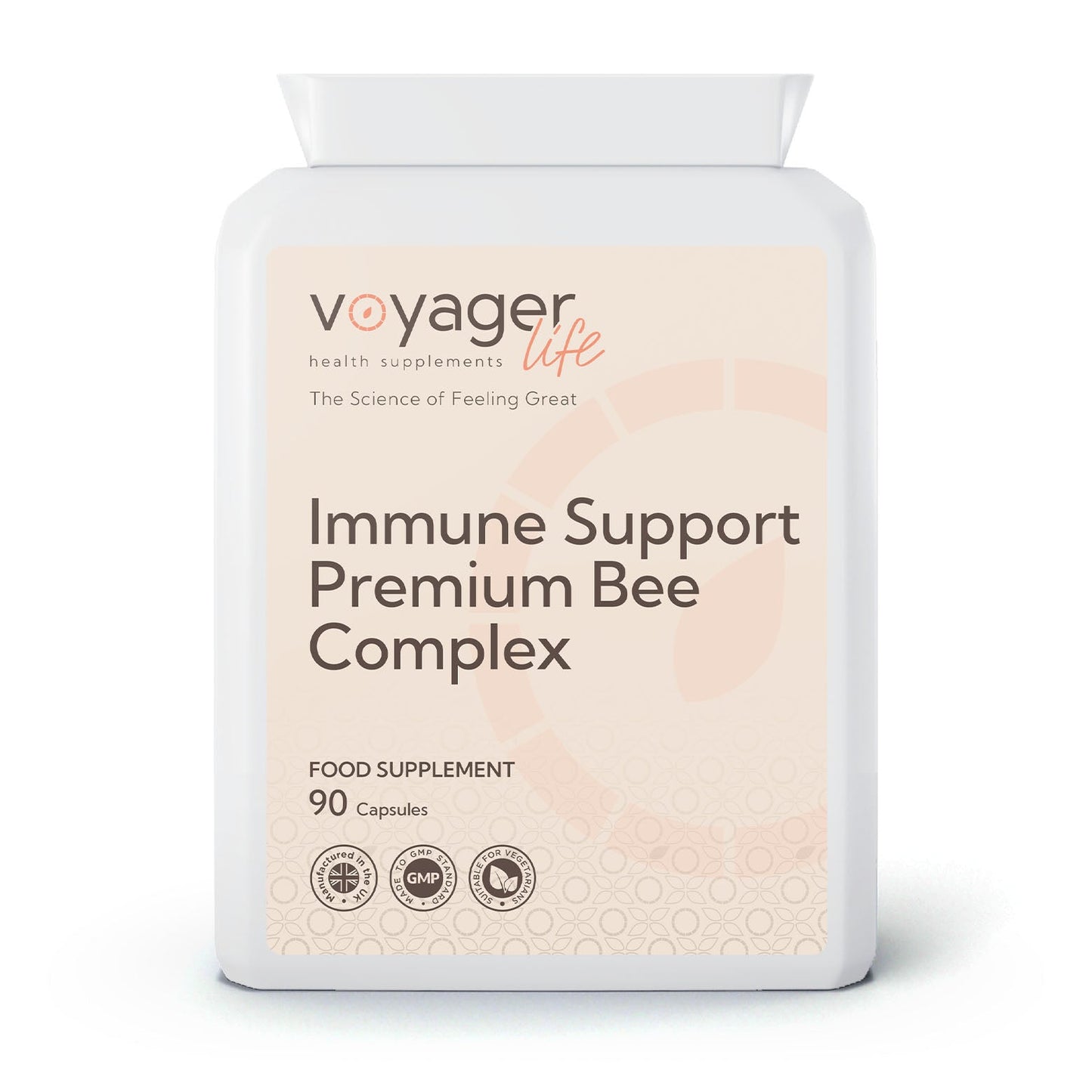 Voyager Immune Support Bee Complex 60 Capsules - front view
