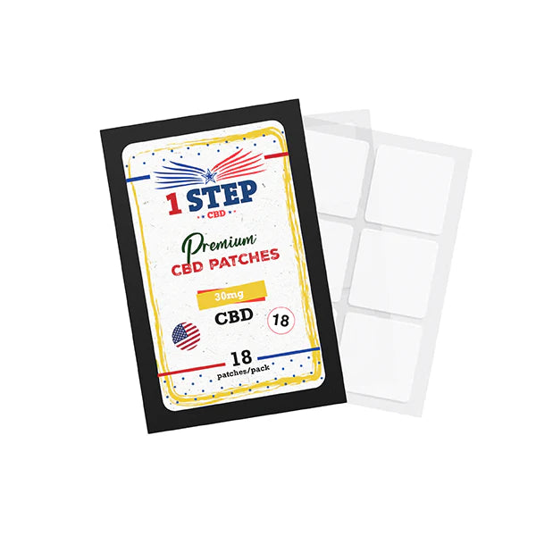 1 Step CBD 30mg CBD Patches - 18 Pack | The CBD Hut