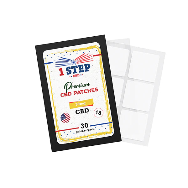 1 Step CBD 30mg CBD Patches - 30 Pack | The CBD Hut
